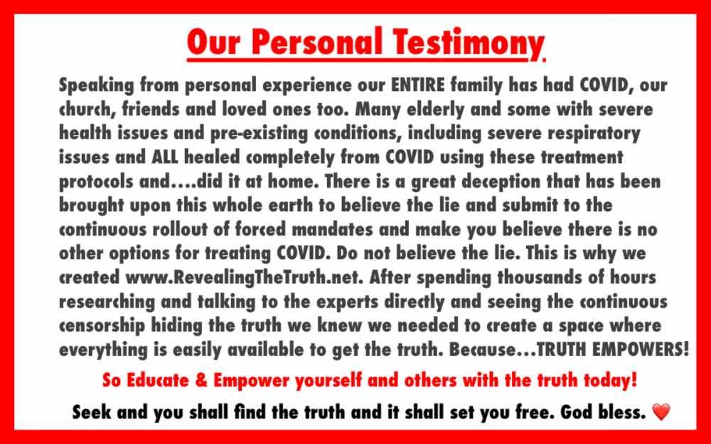 Our testimony