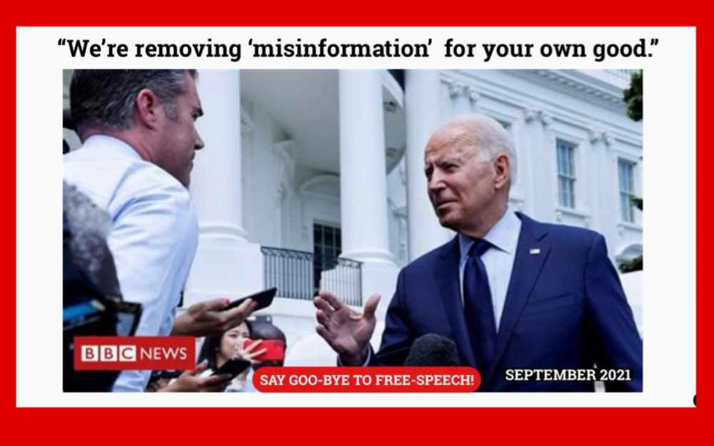Biden - remove mis information