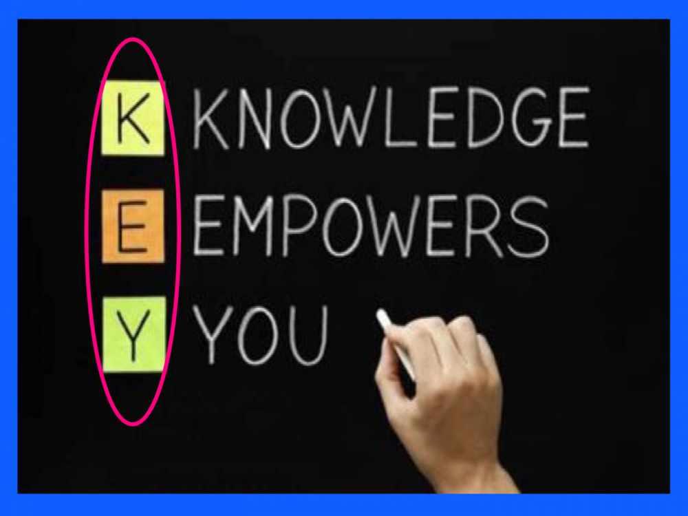 Knowledge empower shoe